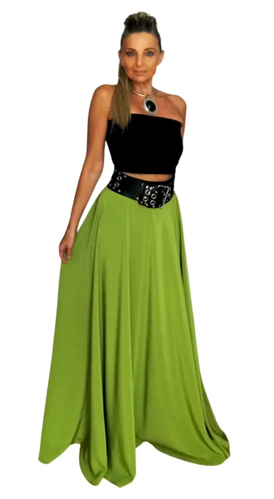 Dlouhá sukně - maxi sukně BOROS SK-L-GRE 07